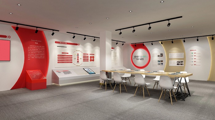 红色党建展厅设计搭建案例