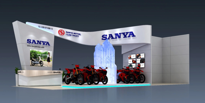 SANYA效果图-广交会摩托展区
