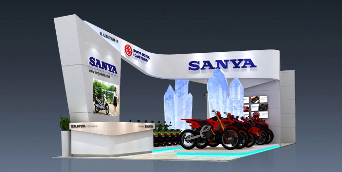 SANYA效果图-广交会摩托展区