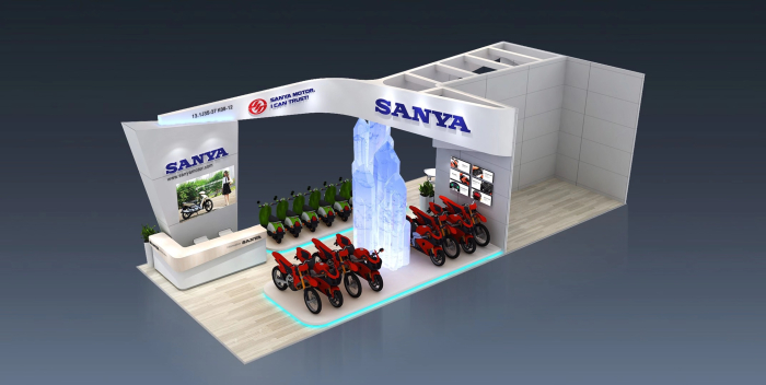 SANYA效果图-广交会摩托展区