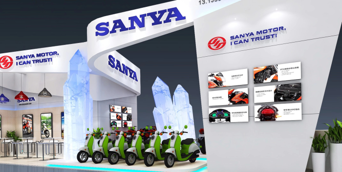 SANYA效果图-广交会摩托展区