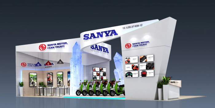 SANYA效果图-广交会摩托展区