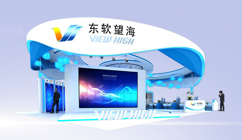 搭建展台设计厂商，创意消博会图纸