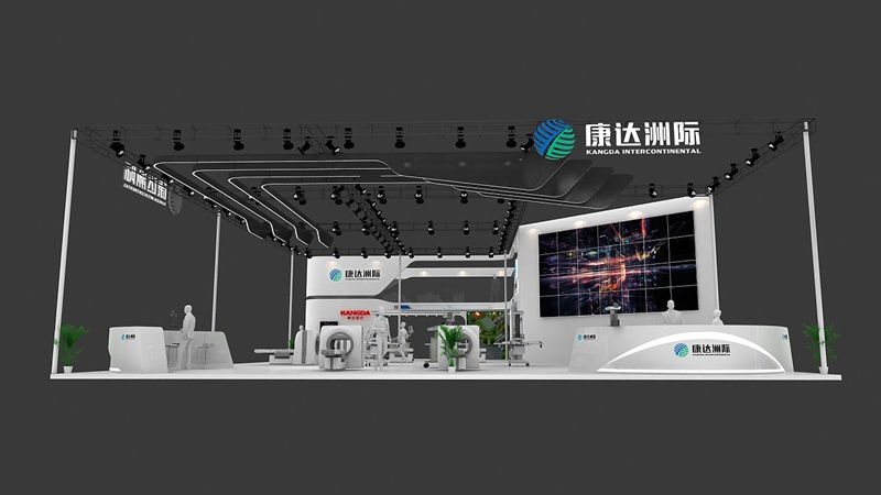 展台设计搭建效果图|深圳有名展台搭建供应商提供创意效果参考