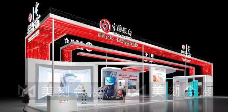 展厅搭建设计北京，光亚岛型特装展厅搭建设计案例