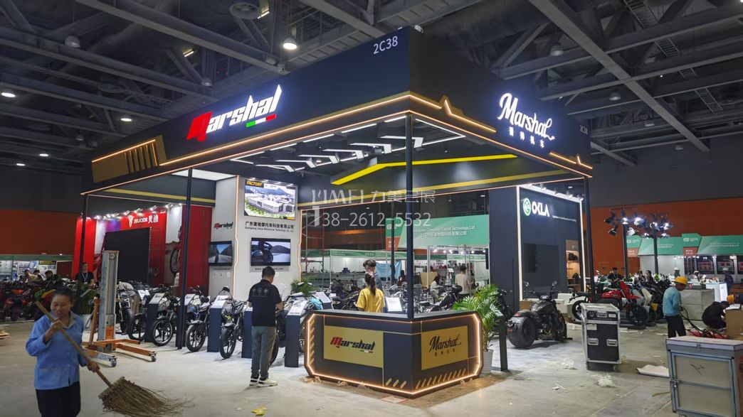 2025广州采购交易会展台设计搭建案例-香帅机车