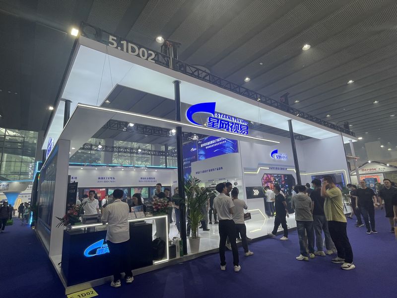 灯光音响展搭建案例照片-星网易视